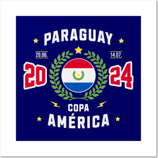 Paraguay Copa America 2024 Fan Gift Posters and Art